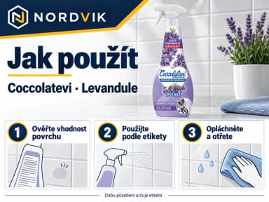 Coccolatevi univerzálne odmašťovač Levandule, 750 ml, návod k použitia