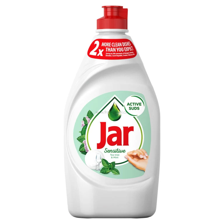 Jar Sensitive Tea Tree & Mint prostředek na nádobí, 450 ml