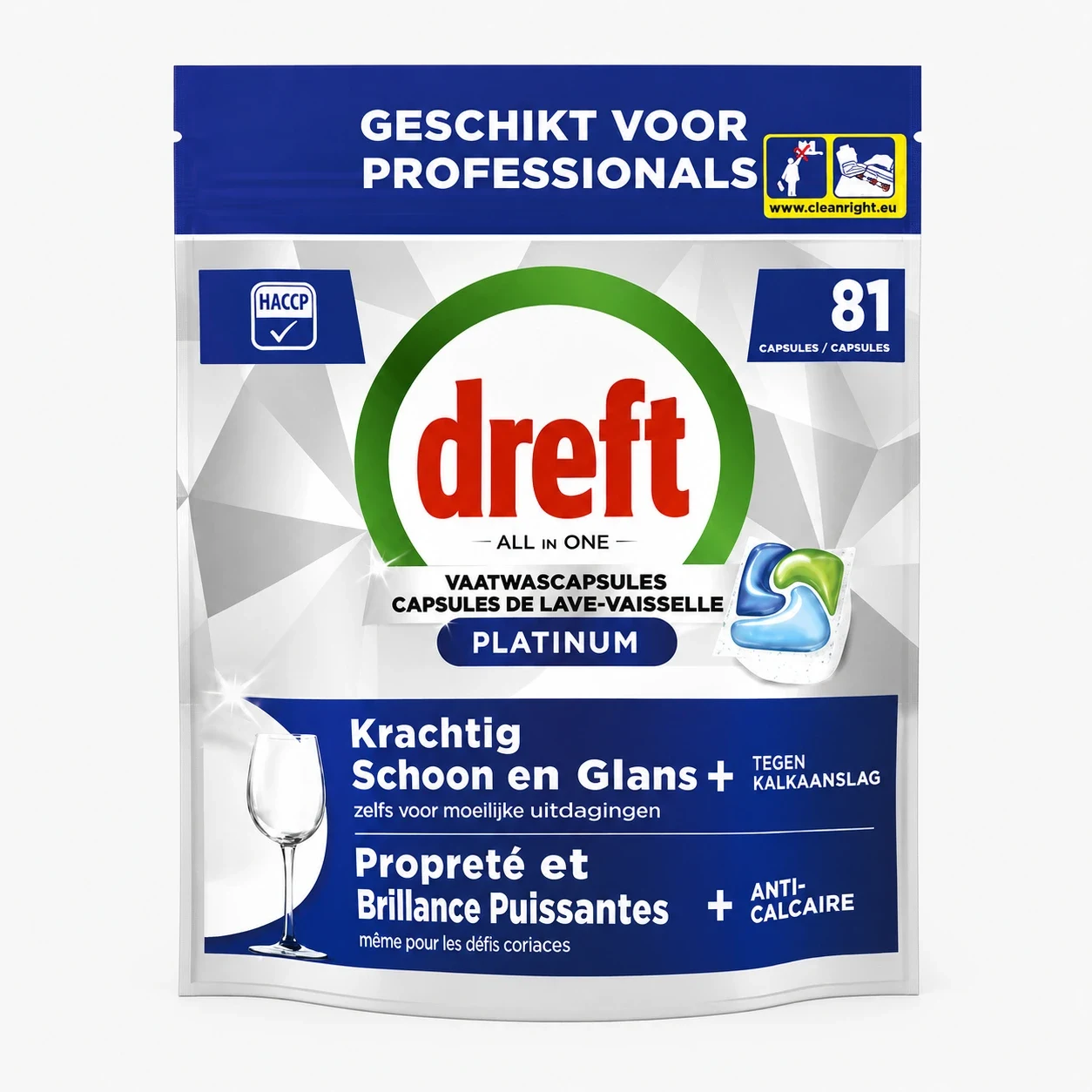 Dreft Platinum Regular kapsle do myčky, 81 ks