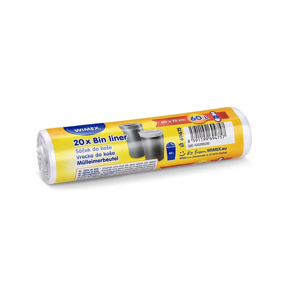 Sáčky do koše WIMEX 60 l, 20 ks (1 role)