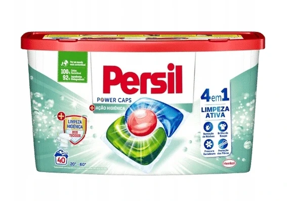 PERSIL POWER CAPS 4IN1 hygienické kapsle na praní 40 ks