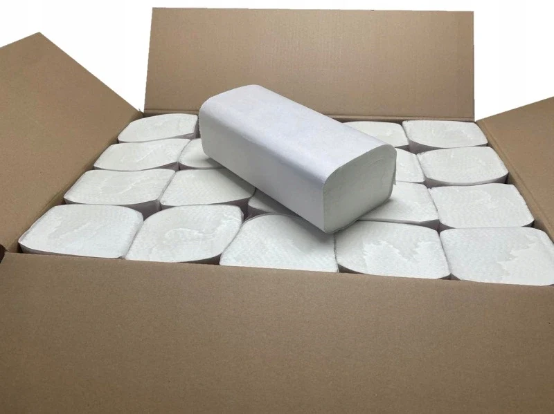 Papírové ručníky skládané ZZ - 3200 ks, 25x21cm, 2 vrstvé