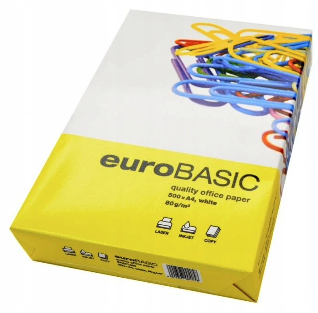 Kancelářský papír euroBASIC formát A4 80g 500 listů