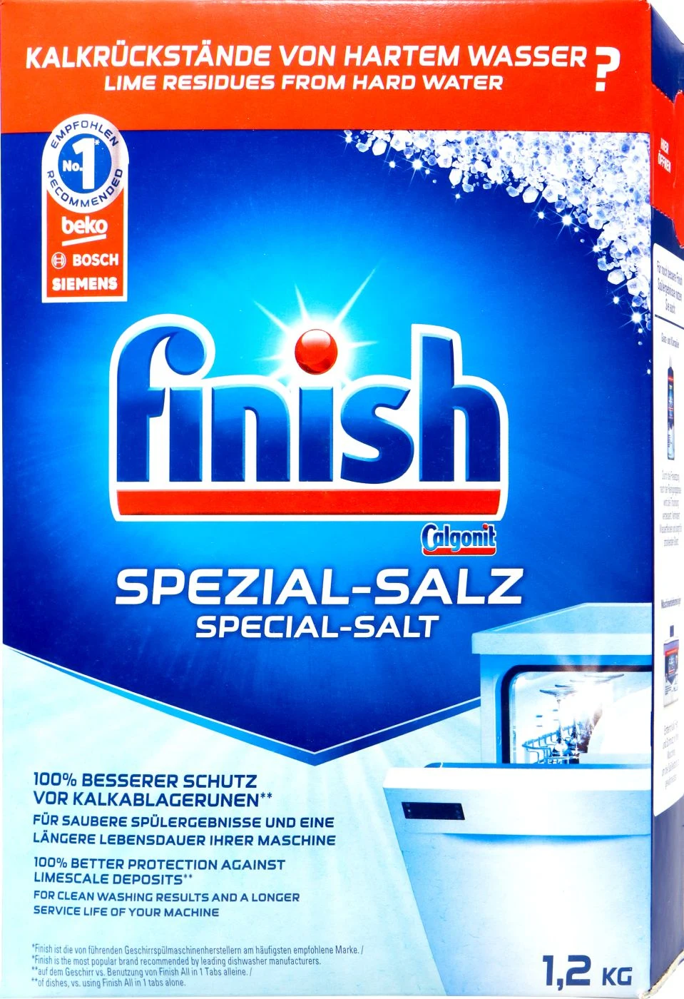 Finish Speciální sůl do myčky 1,2 kg