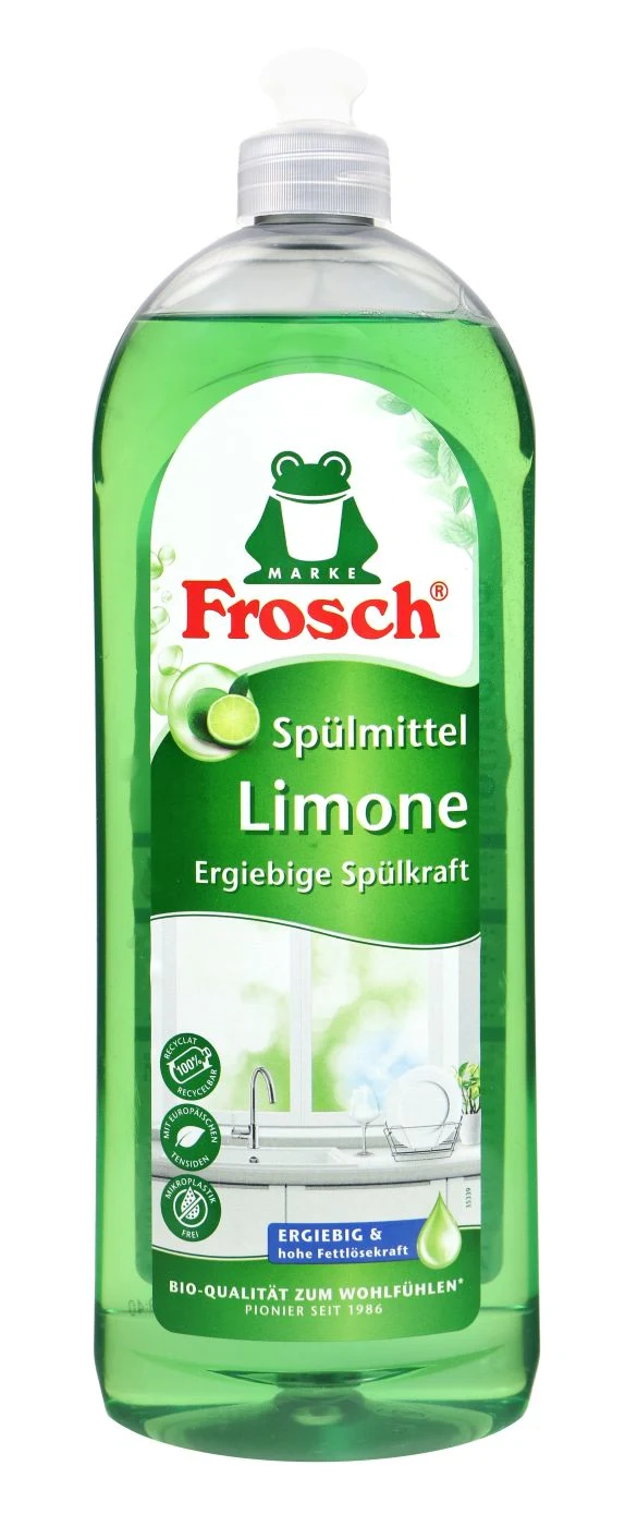 Prostředek na mytí nádobí Frosch limetka 0,75 l