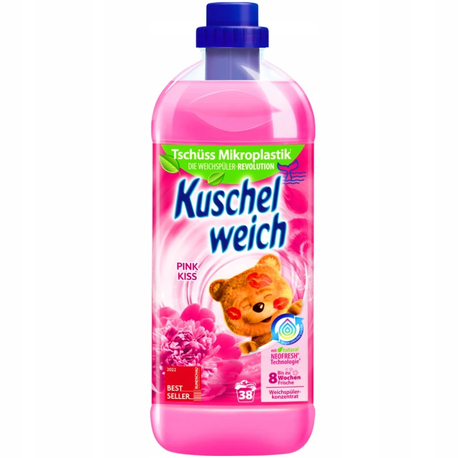 Kuschelweich koncentrovaná aviváž Pink Kiss, 1 l / 38 praní
