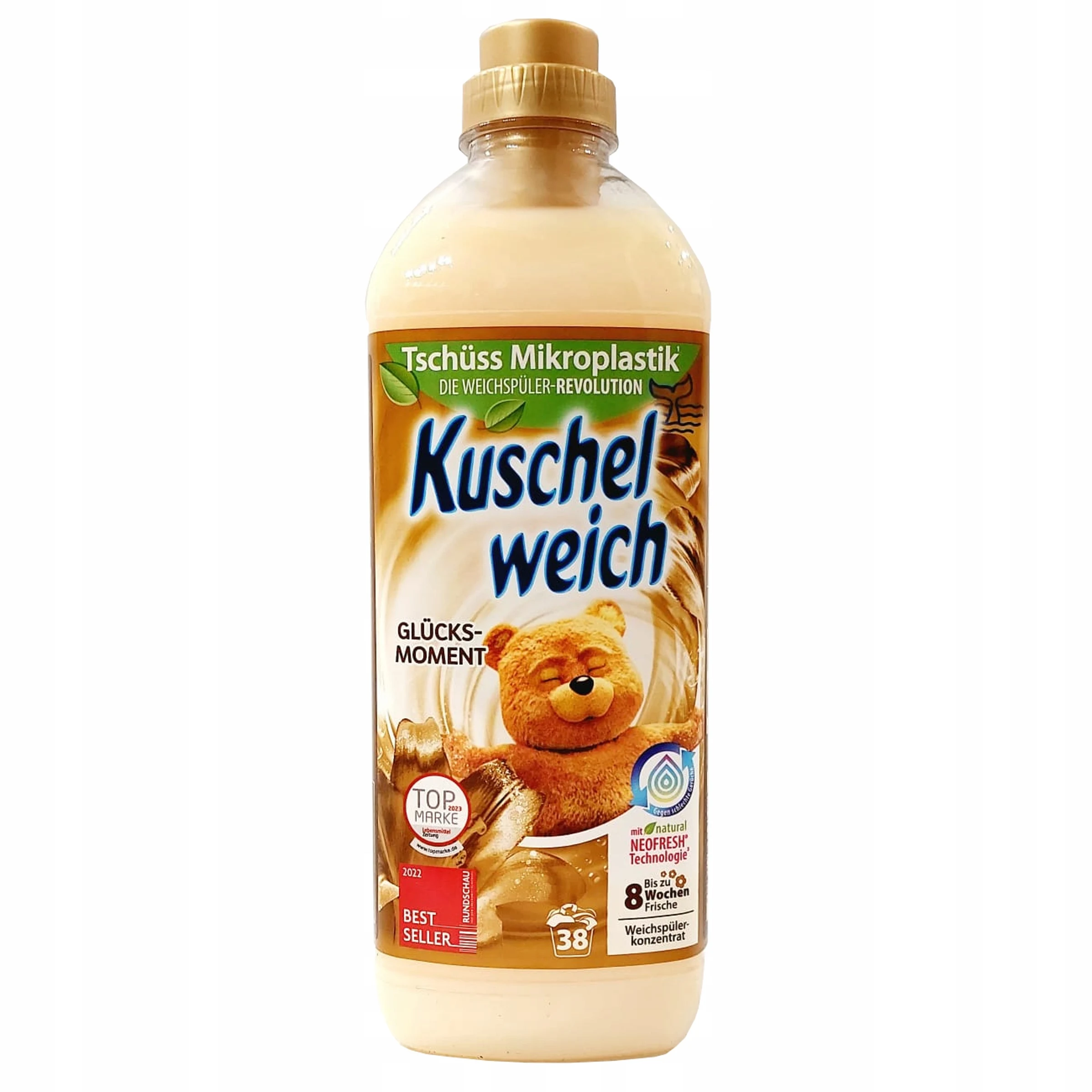 Kuschelweich koncentrovaná aviváž Glücksmoment, 1 l / 38 praní