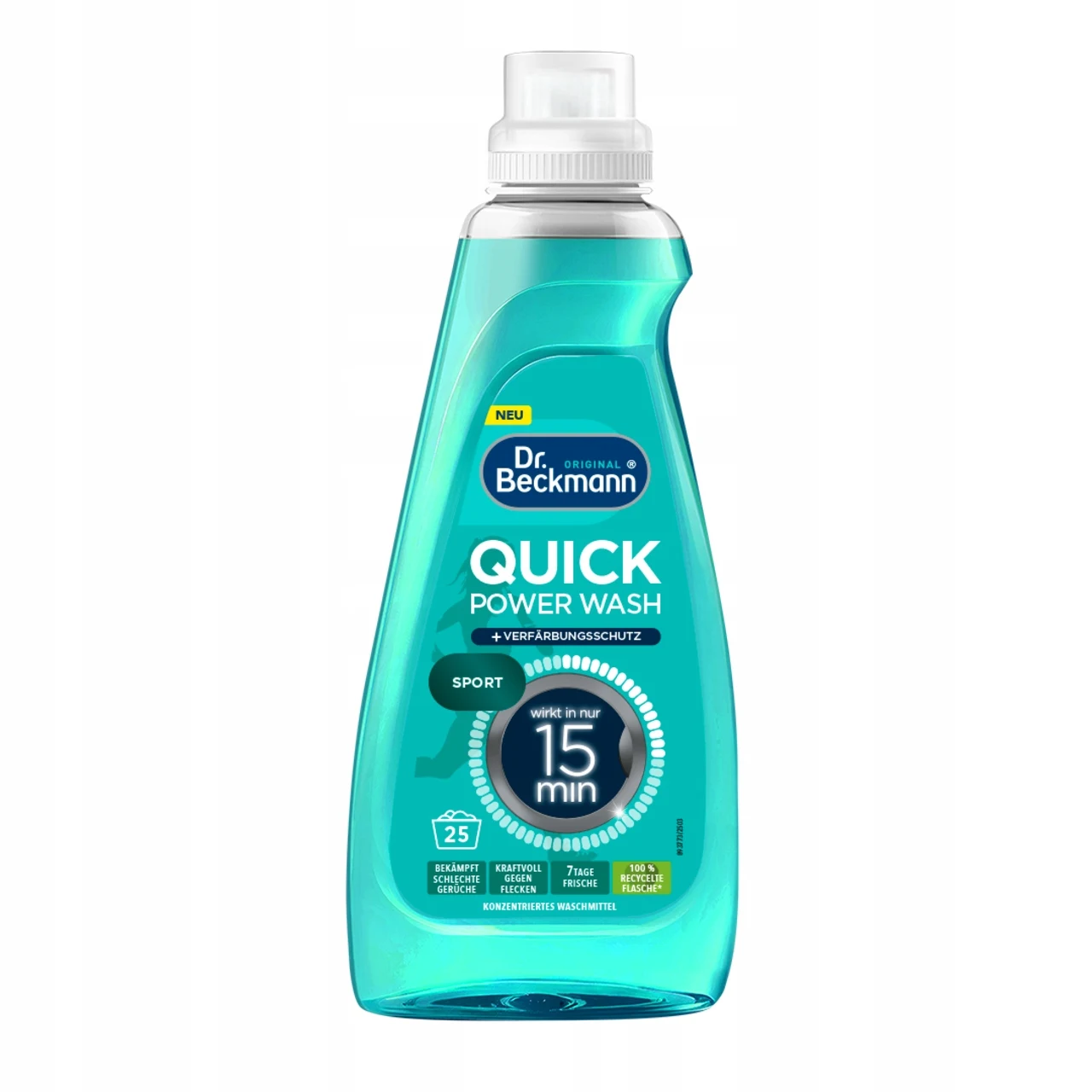 Dr. Beckmann Quick Power Wash prací gel Sport, 800 ml / 25 praní