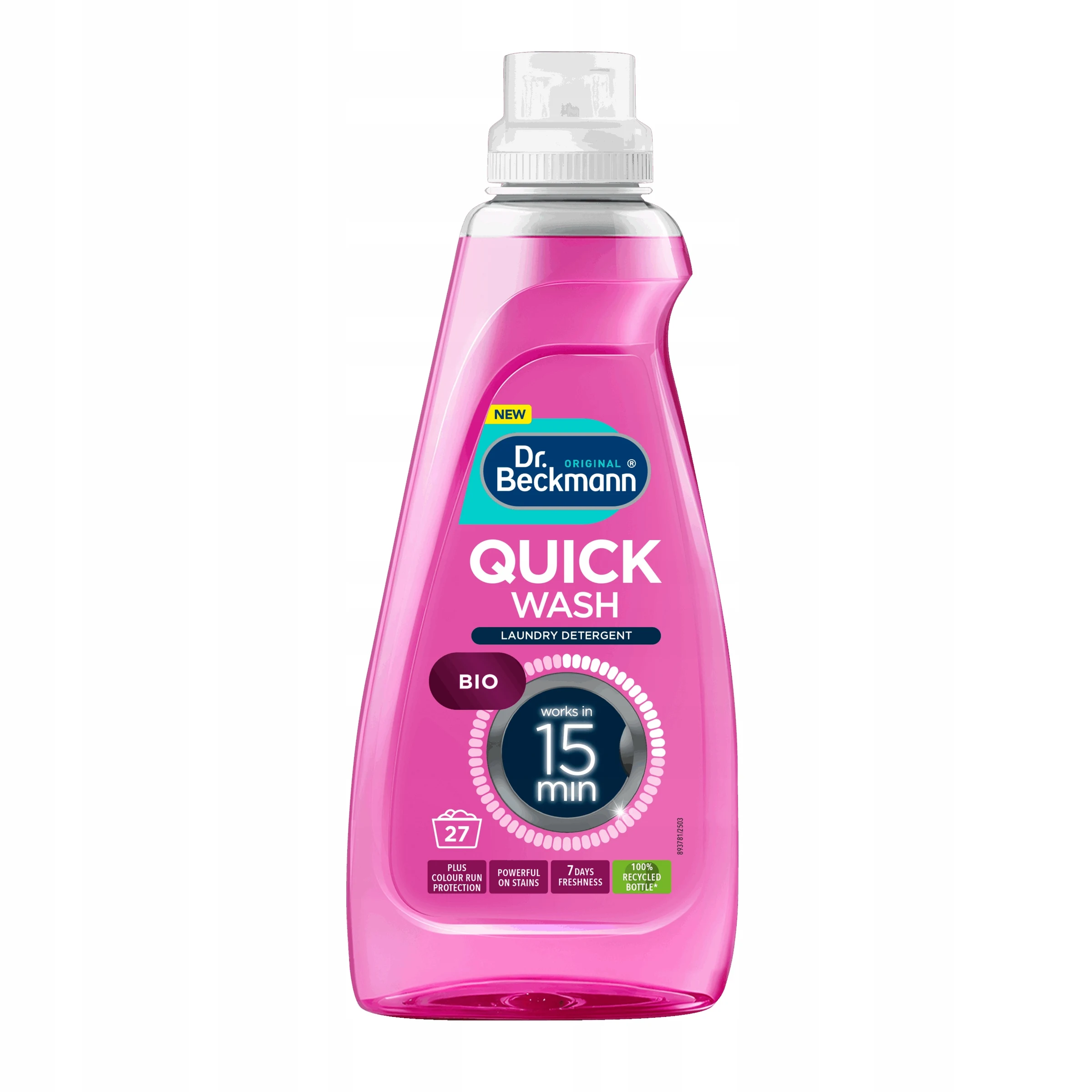 Dr. Beckmann Quick Power Wash prací gel Color Protect, 800 ml / 25 praní