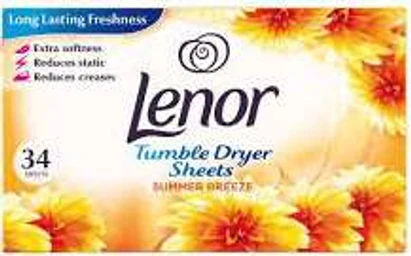 Lenor Summer Breeze vonné ubrousky do sušičky, 34 ks
