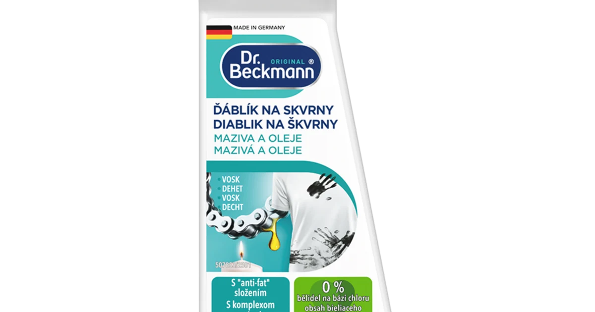 Dr. Beckmann Ďáblík na skvrny Maziva a oleje, 50 ml